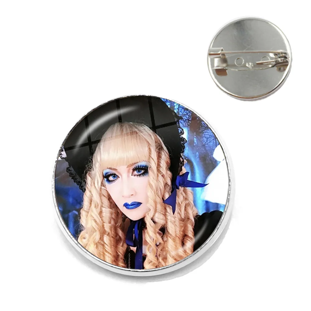 Фото Mana Sama, готический значок Лолиты, броши Malice Mizer, визуальный рок-группа, эстетическая булавка, украшение для одежды, аксессуары для рюкзака, подарок №1
