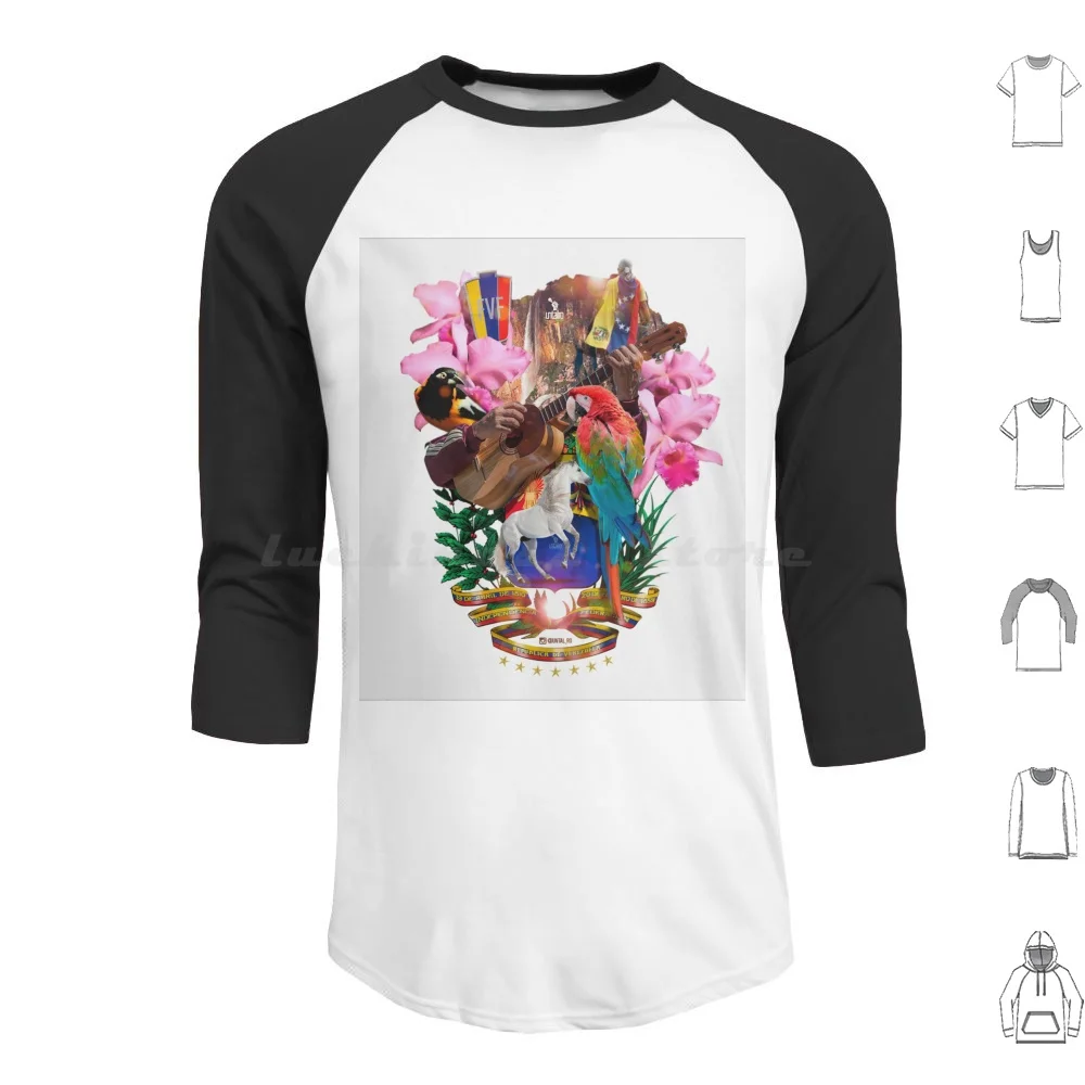 Венесуэла толстовки с длинным рукавом Vzla красавицы защита природы бесплатно Untalro