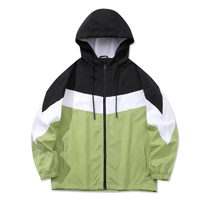 Куртка мужская Спортивная с капюшоном Тонкая Повседневная модная уличная куртка
