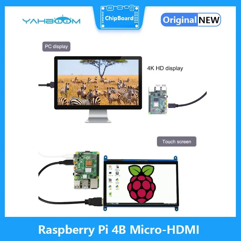 Кабель Micro-HDMI высокой четкости 4K кабель для монитора передачи данных Raspberry Pi 4B/5 30