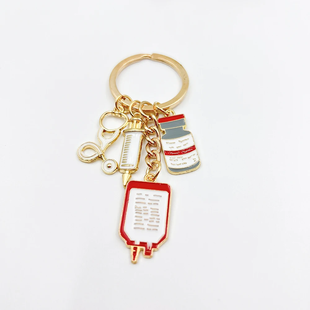 Новинка модный брелок Madicine с иглой для стетоскопа ключей автомобильный подарок