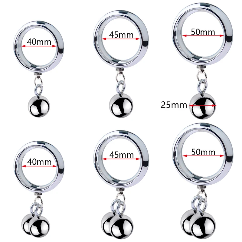 SM металлическое кольцо-зажим для петуха со съемным тяжелым подвесным шариком