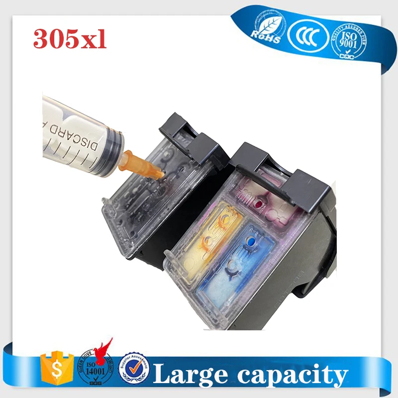 

Vilaxh hp 305 xl Ink Cartridge for hp 305 305xl Envy 6010 6020 6022 6030 6032 6052 6055 6058 6075 6420 6422 6430