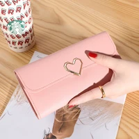 fashion womens wallet purse long three fold multi card position clutch female multi function coin purse card holder money bag