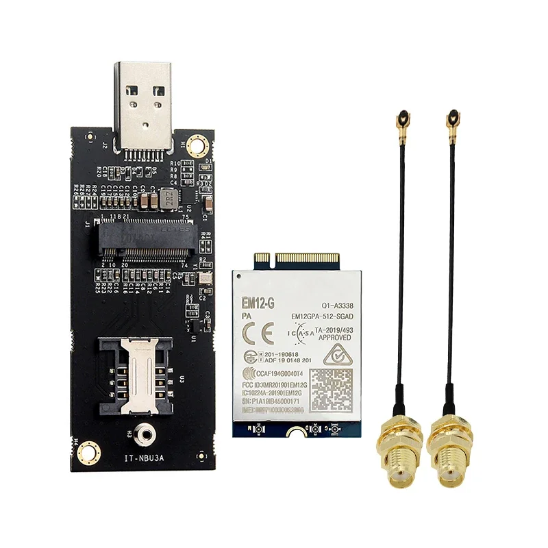 Фото Модуль Quectel EM12-G EM12 LTE-A Cat12 B1/B2/B3/B4/B5/B7/B8/B9/B12/B13/B14/B17/B18/B19/B20/B21B25/B26/B28/B29/B30/B32/B66 №1