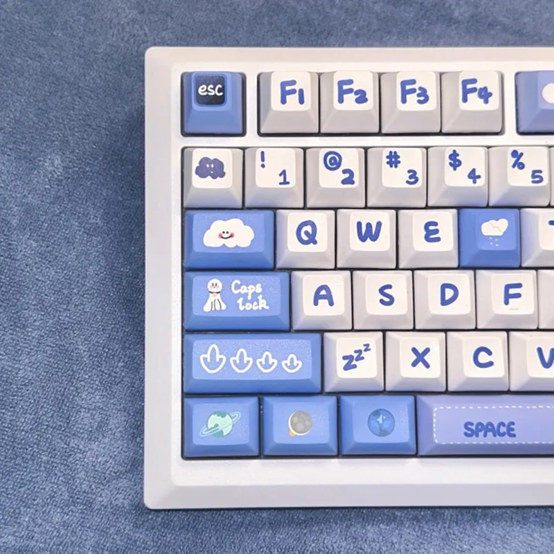 Колпачки клавиш KCA для механической клавиатуры 61/140 Mx под заказ