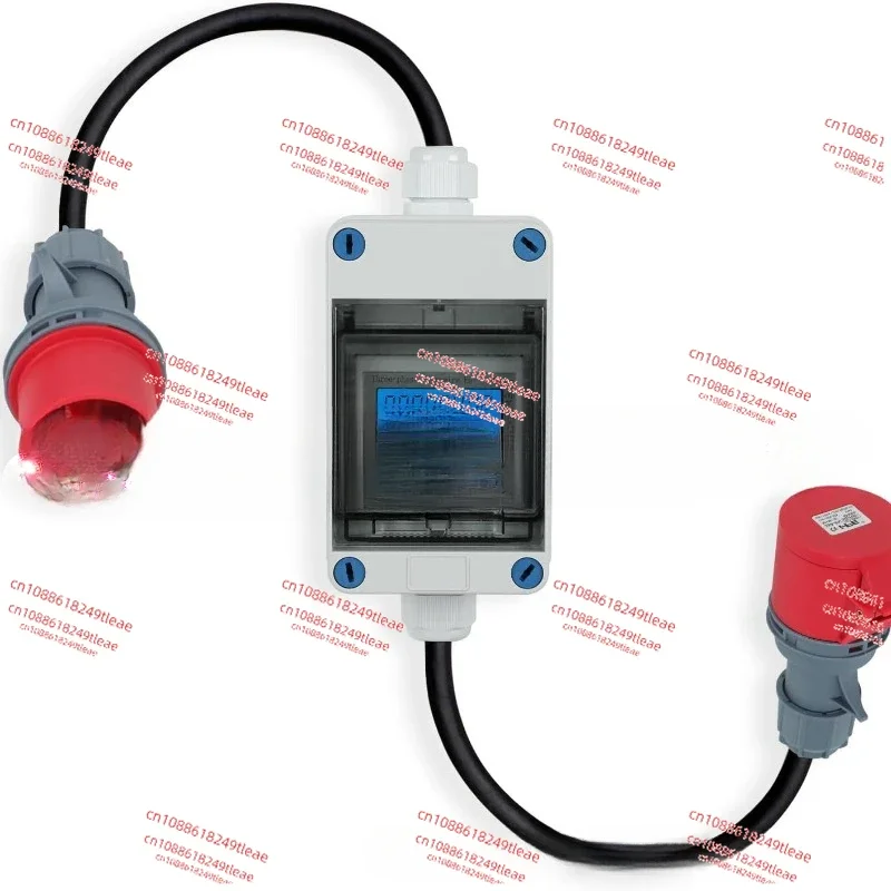 16A/32A Мобильный счетчик CEE Plug Водонепроницаемая коробка Кемпинг Электромобиль или