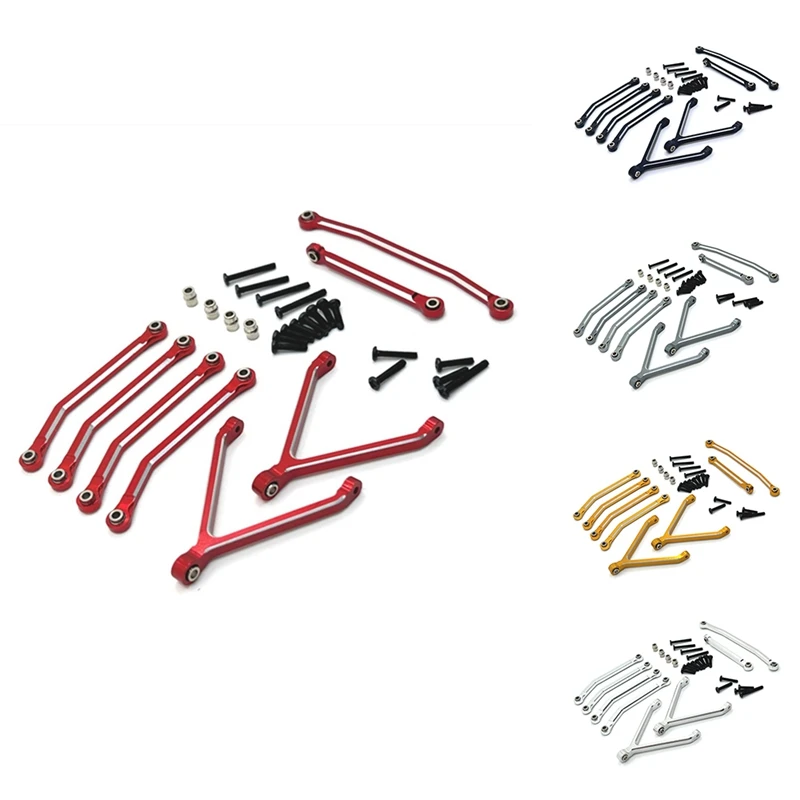 

2023 Hot-For FMS FCX24 Metal Chassis Links Pull Rods And Steering Rods Set 1/24 RC Crawler Car Upgrades Parts Accessories