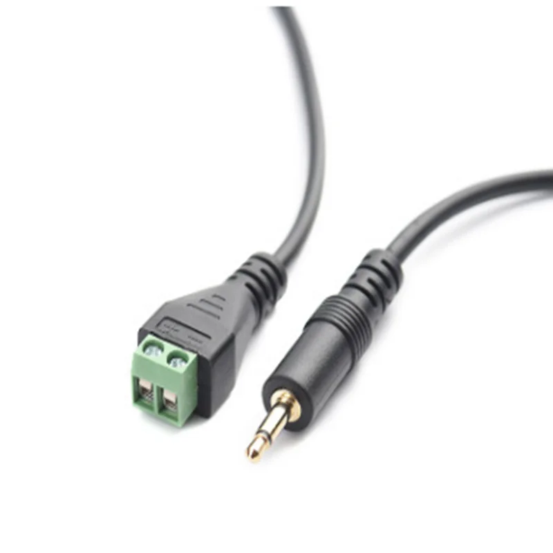 

Solder-free gold-plated 3.5mm headphone plug mono audio male audio equipment terminal extension transfer