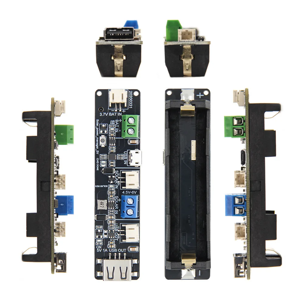 LILYGO ® АККУМУЛЯТОР TTGO T-BAT CN3065 Солнечная энергия Совместная с платой разработки