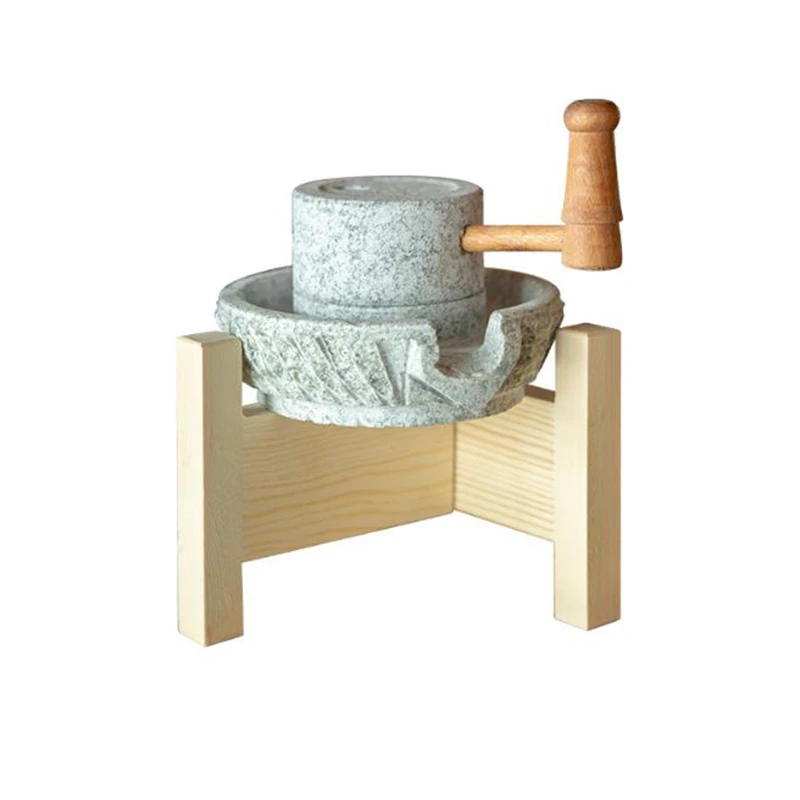 

Decorations Mini Home Coffee Bean Machine Retro Hand Coffee Mill Grains Spices Natural Small Stone Mill Retro Ornaments