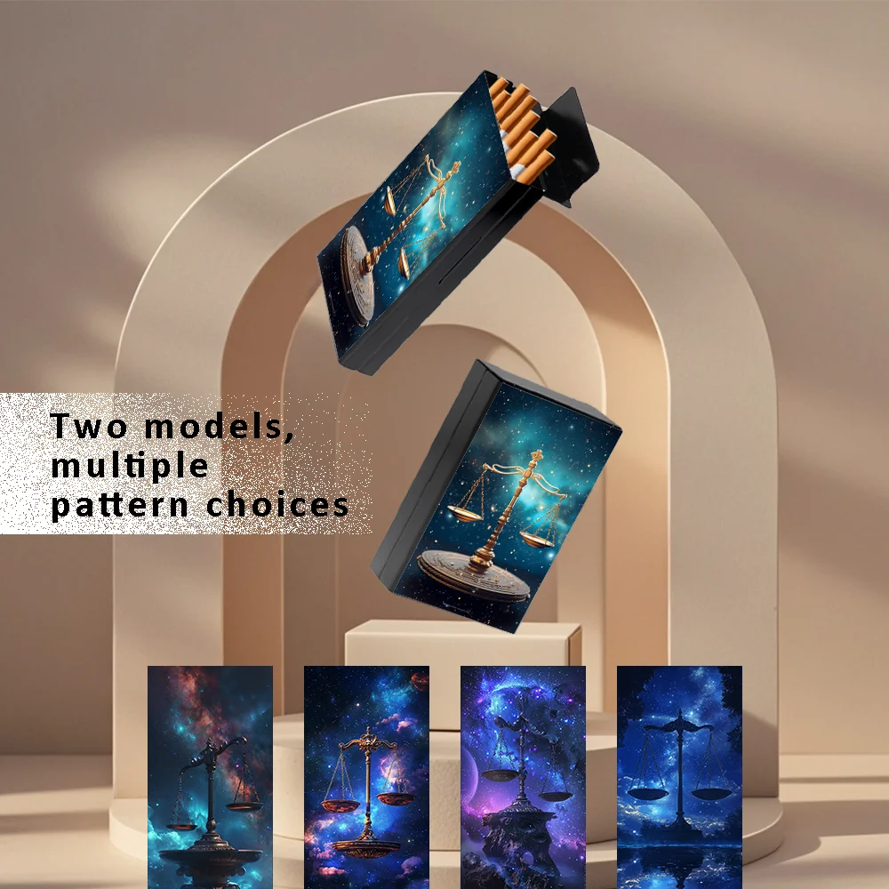 Тонкий алюминиевый портсигар Прочный и стильный металлический дизайн идеальный