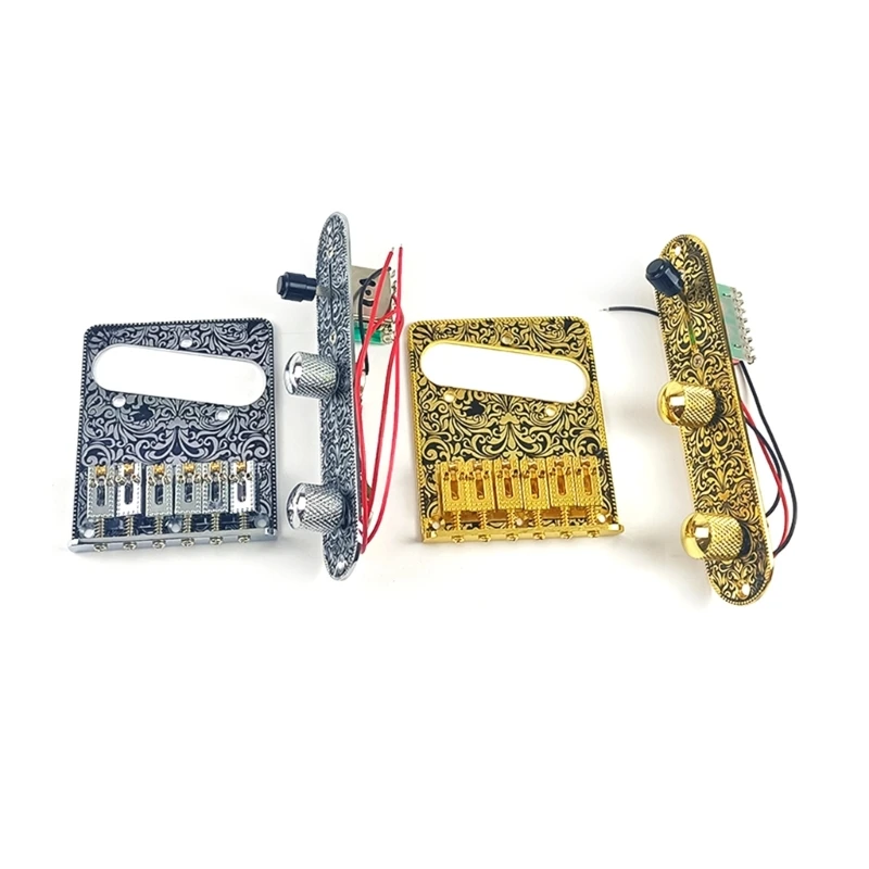 

Electric Guitar Control Circuit Board Screws Loaded Control Panel 3 Way