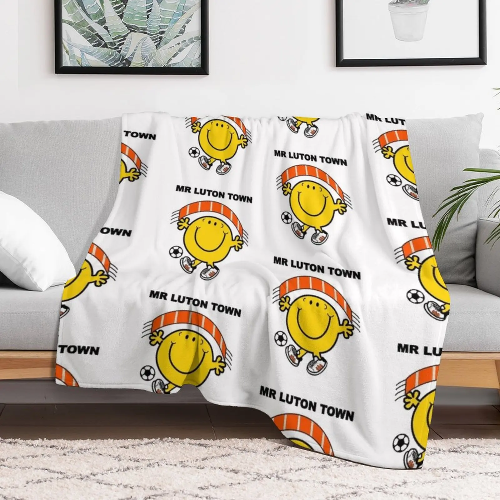 Плед Mr Luton Town тяжелое для сна Дизайнерские одеяла