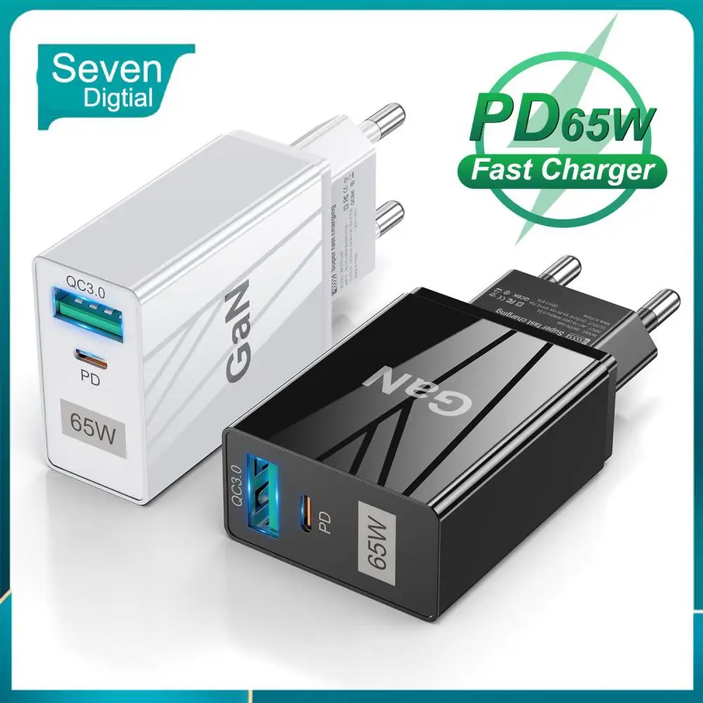 

Pure PC Flame Retardant Material Mobile Phone Charger GaN Korean Regulations Fast Charger Phone Fast Charger GaN Charger