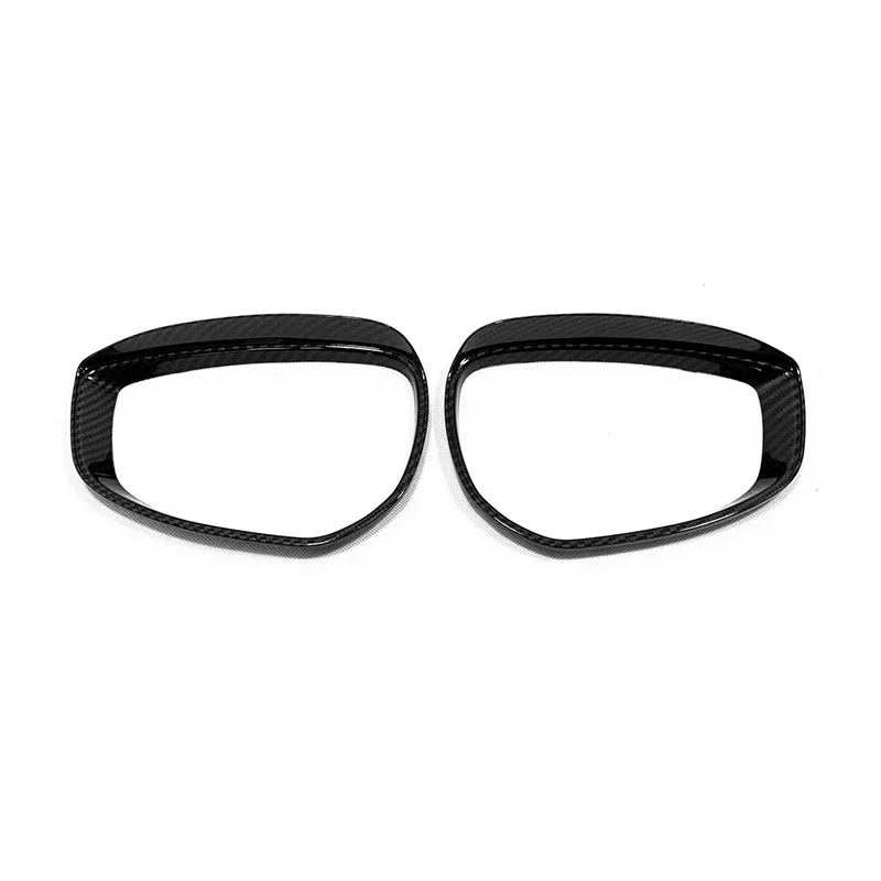 

For Mazda 3 Axela BP 2019 2020 Car Rearview Mirror Rain Eyebrow Deflector Blades Decoration Cover Trim ABS Exterior Accessories