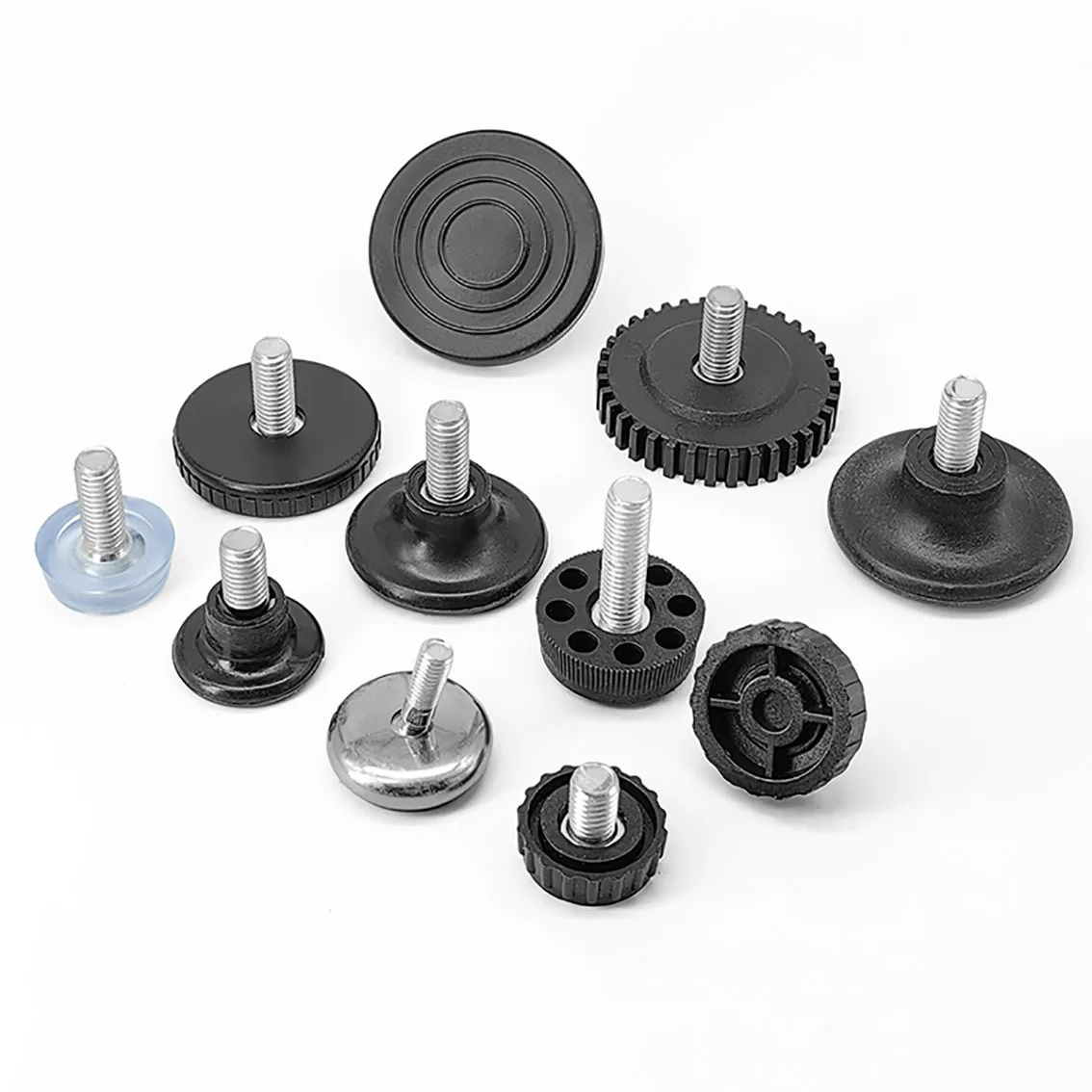 

M6 M8 M10 Adjustable Chair Leg Feet Furniture Mat Screw-in Base Sofa Bed Cabinet Table Floor Protector Shockproof Anti-slip Pad