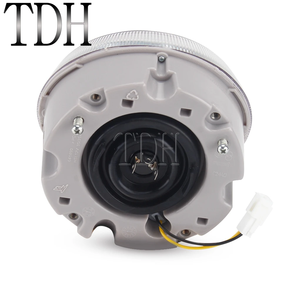 Круглые стеклянные светодиодные фары W2.1x9.5d запасная передсветильник фара P43T для