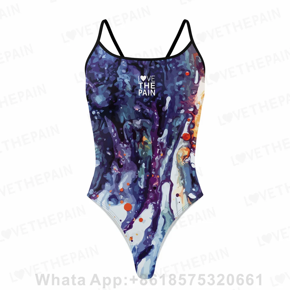 

Love The Pain 2023 Women Swimsuit Pro Triathlon Sexy One-piece Comfortable Suit Swimwear Functional Training Swimsuit Open Water