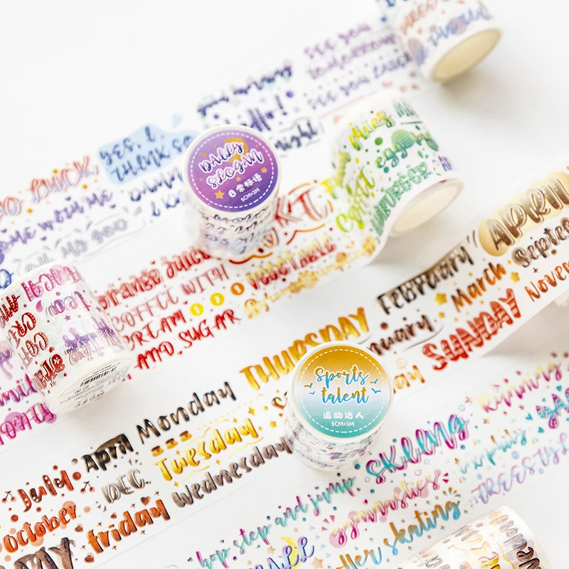 

MOHAMM, 1 рулон, рисунок, надписи, фотоэлемент, декоративный Журнал DIY, коллаж, поделки