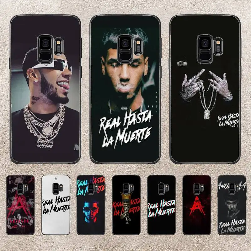 

Anuel AA Real Hasta La Muerte Phone Case For Samsung Galaxy S6 S7 Edge Plus S9 S20Plus S20ULTRA S10lite S225G S10 Note20ultra