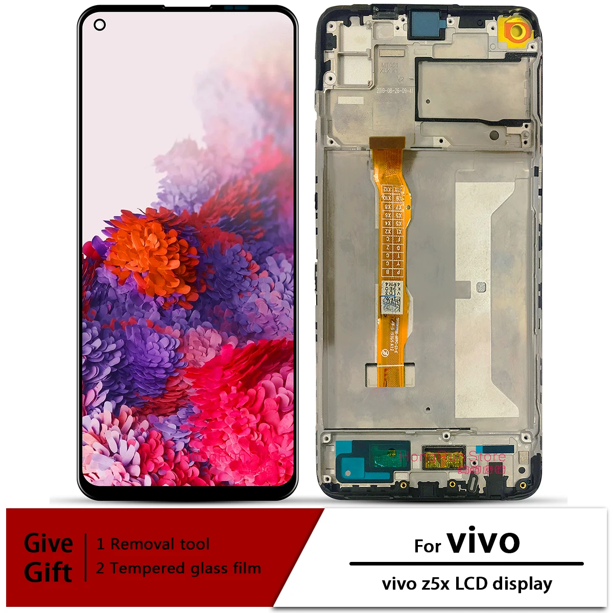 ДЛЯ vivo Z1 Pro 1951 1918 ЖК-дисплей, Сенсорная панель Сенсорный экран дигитайзер модуль с рамкой в сборе для Vivo Z5x V1911A V1919A