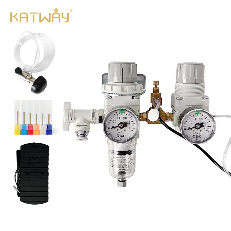 Пневматический гравировальный станок KATWAY гравированный ювелирный инструмент