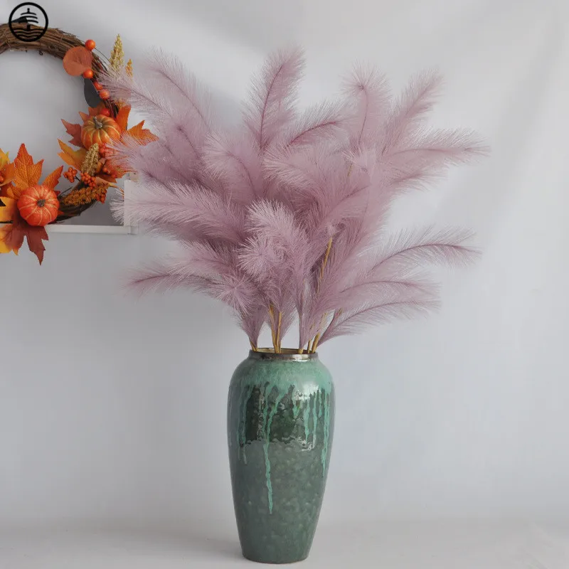 Сушеные цветы 100 см, эмуляция эфрагмита, сушеные цветы, Свадебный декор, креативное шелковое ремесло, аксессуары для домашнего искусства Cortaderia Selloana