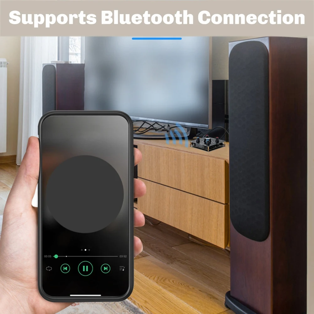 Фото Двухмикрофонная караоке-машина с Bluetooth 5.0, встроенным усилителем звука и проигрывателем U-Disk для домашнего аудио. №1
