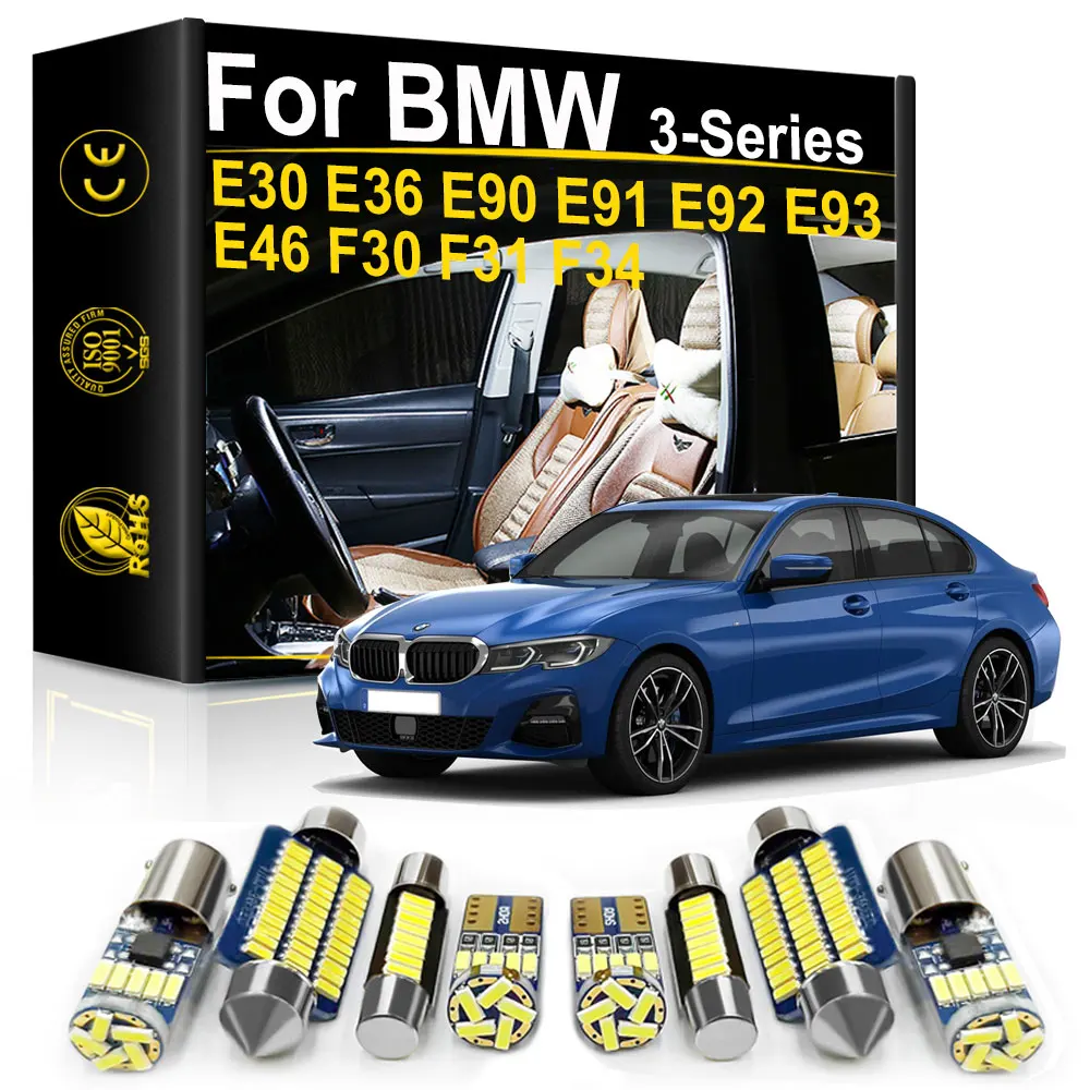 

Car Interior Light LED For BMW E46 E93 E30 E36 E90 E91 E92 F30 F31 F34 316i 320i 328i 330i 3 Series Accessories Canbus Auto Part