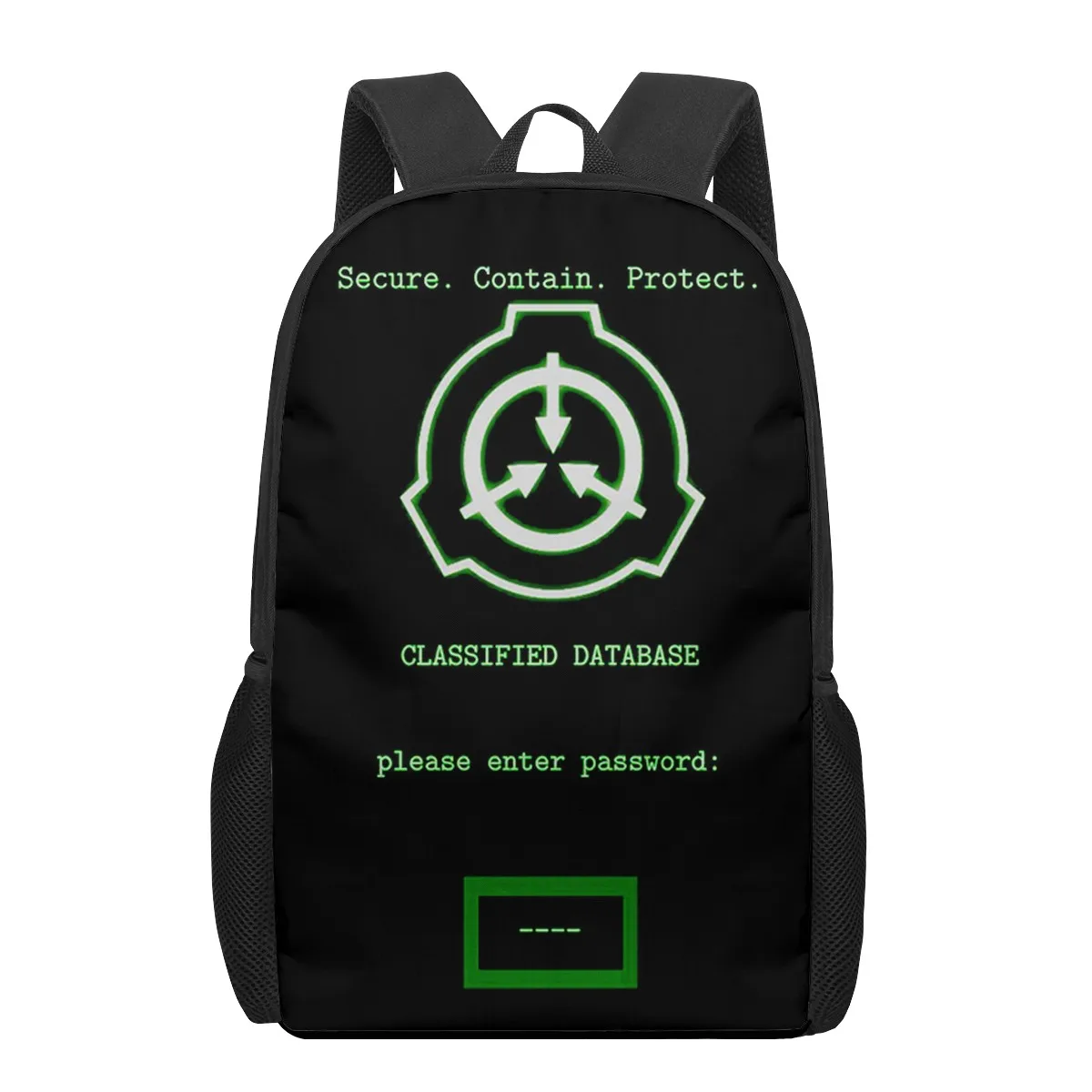 scp Special Containment printing children's backpacks students children boys girls school bags shoulder bags