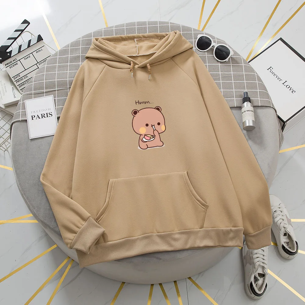 

Harajuku Korean Hoodie Oversize Women All-match Hooded Sweatshirt Female Itself Kawaii Candy Color Leisure Pullover Cute Clothes