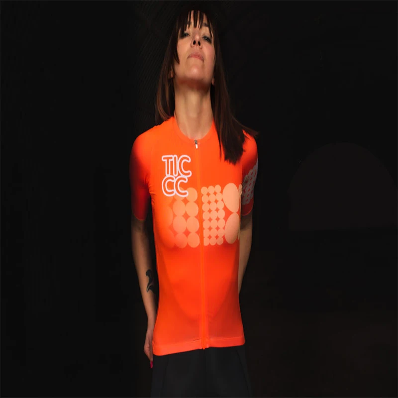

2022 NEW TICC-CC Women's Cycling Jersey Summer Anti-Uv Cycling Bicycle Clothing Quick-Dry Mountain Female Bike Clothes