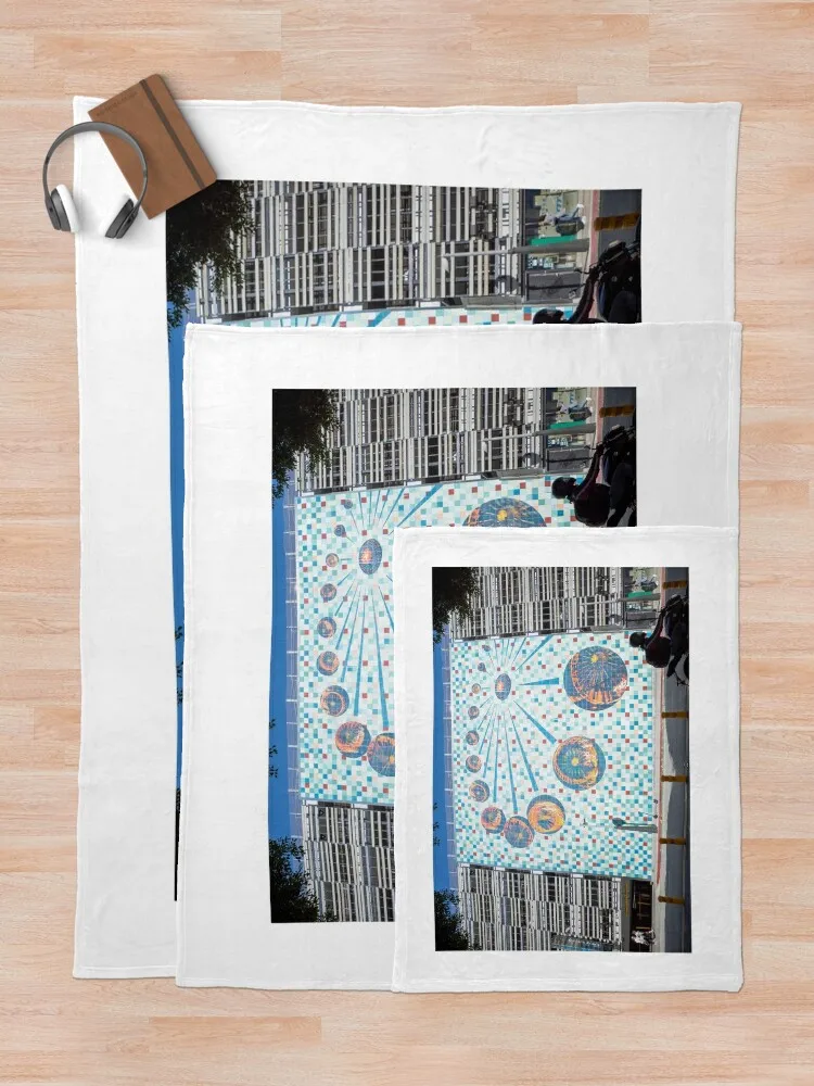 Одеяло Sanata Monica Astro Art мягкое лохматое плюшевое клетчатое одеяло в стиле аниме