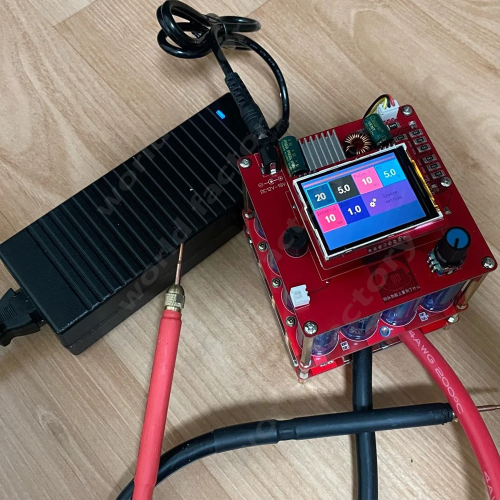 1600F конденсаторный аппарат для точечной сварки DIY Kit светодиодный портативный