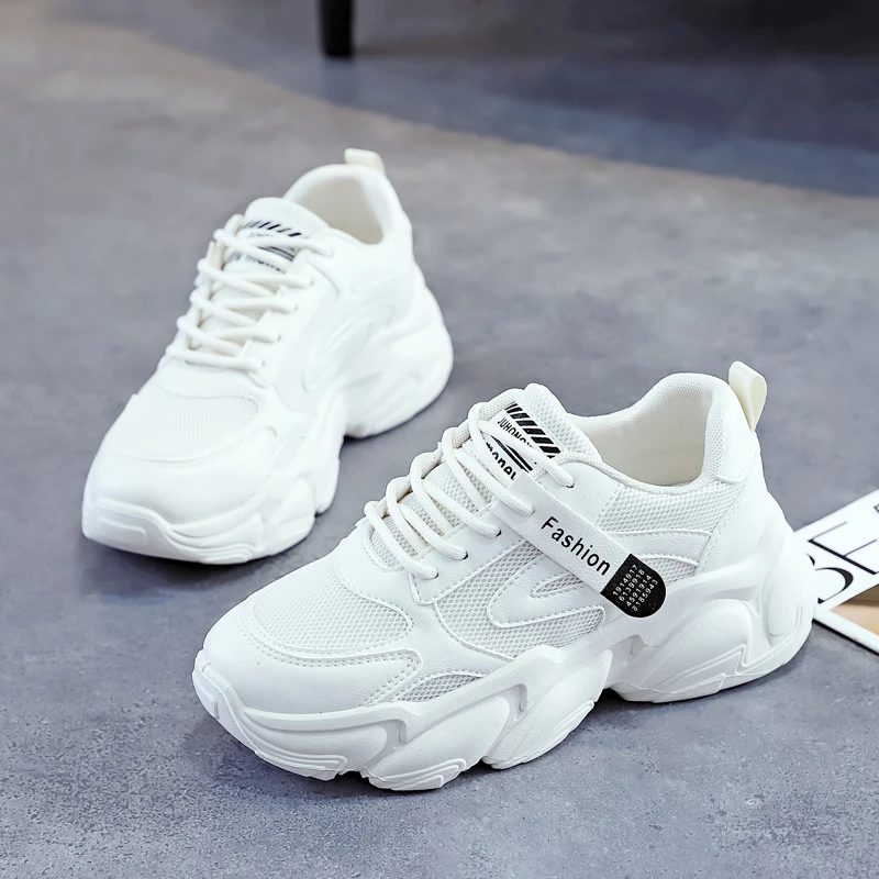 

Women's Sports Shoes 2022 Spring New High-quality Low-cut Mesh Vulcanized Shoes Korean Style Comfortable All-match Flat Shoes