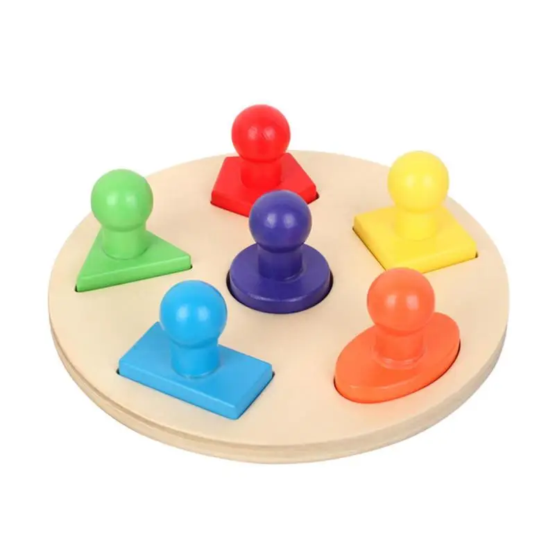 

Wood Shape Matching Toy Quick Shape Sorting Montessori Learning Toy Geometric Shape Shape Sorting Toy For Kids Safe And