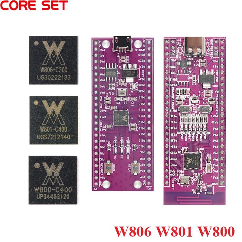 W806 W801 W800 макетная плата микроконтроллер 32-разрядный SOC IoT MCU стандартная