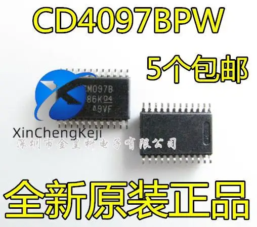 30pcs original new CD4097BPW 24-TSSOP silk screen CM097B analog switch multiplexer/resolver