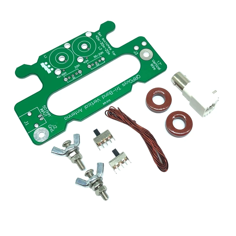 

Tri-Band Vertical Antenna,10W Vertical Antenna Portable Tri-Band Vertical Antenna DIY Kits