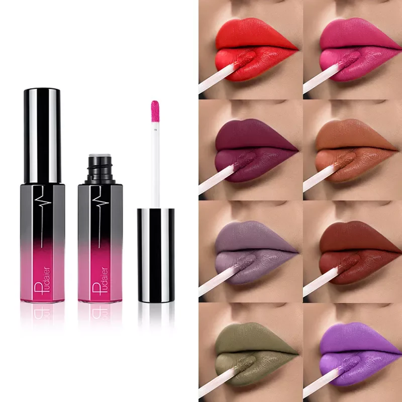 

Lipstick Hot Sexy Colors Lip Paint Matte Lipstick Waterproof Long Lasting Lip Gloss Lip Kit Makeup