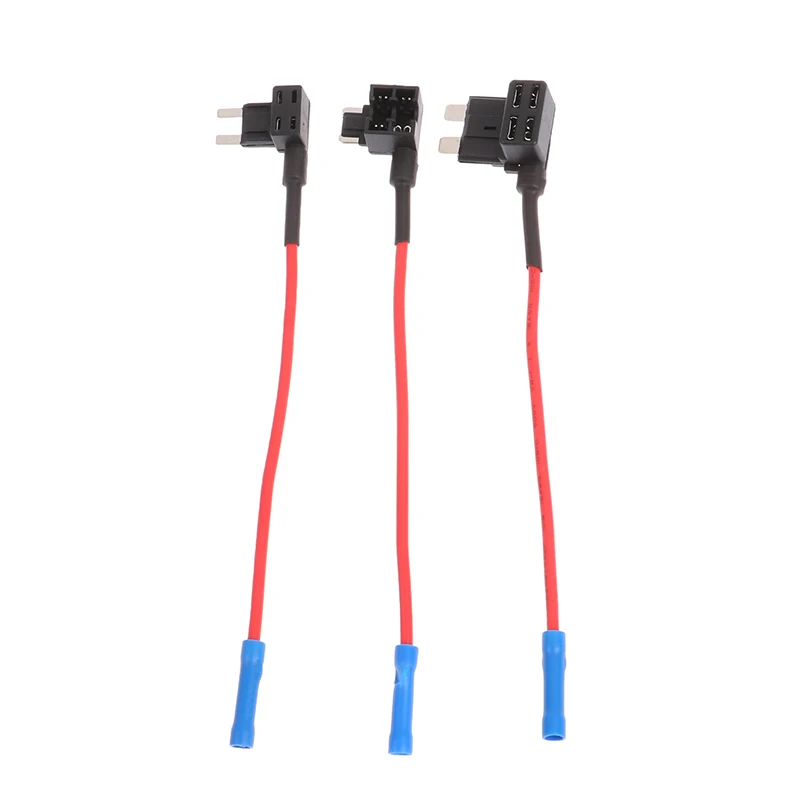 

5Pcs Add A Circuit Mini Blade Insert Fuse Splice Holder Piggy Back Fuse Tap Replacement Parts Spare Parts for Car Accessories