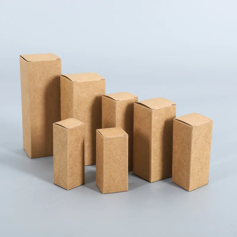 

Подарочные коробки из крафт-бумаги Ouyesyyds, белые и черные, 100 шт.