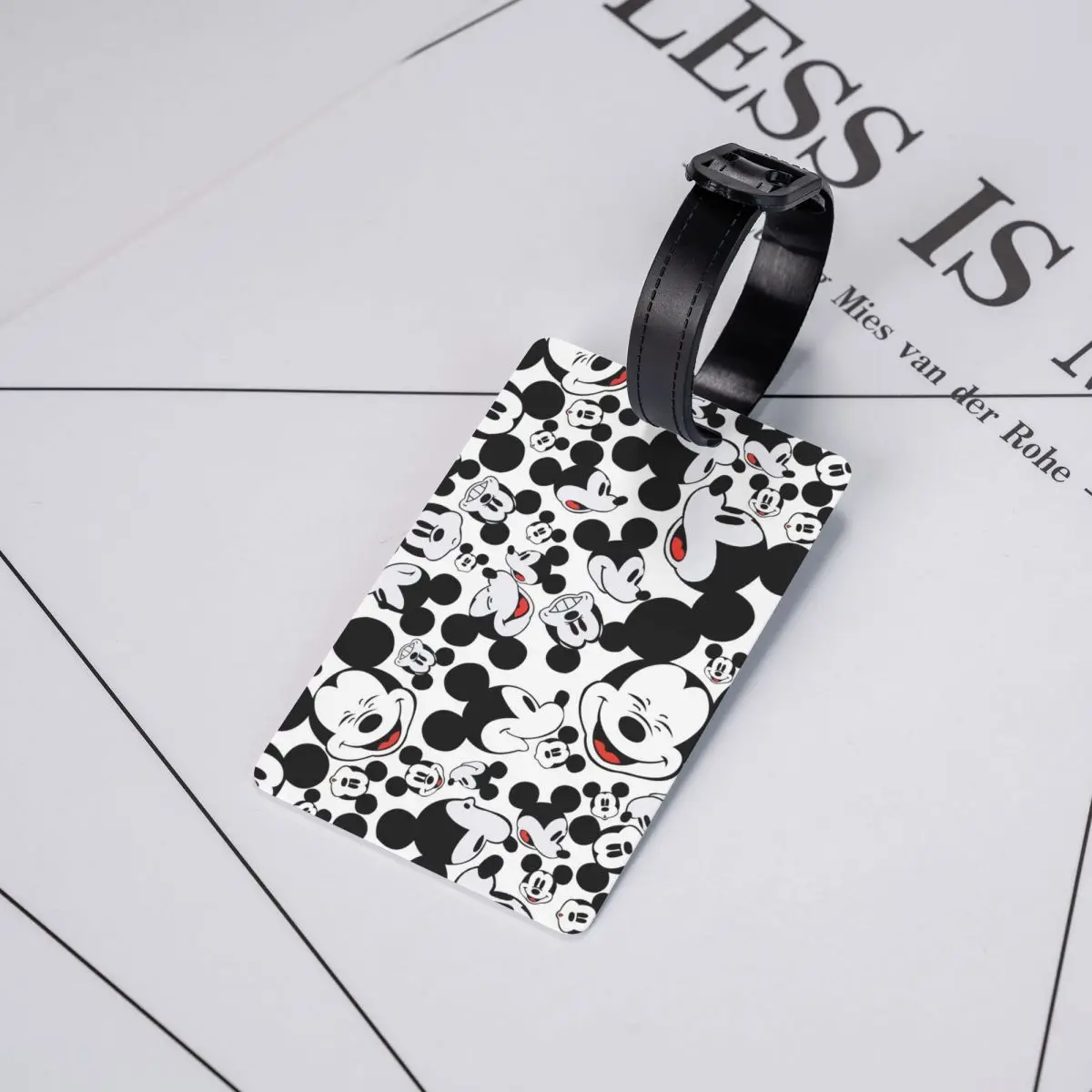 Индивидуальная бирка для багажа с Микки Маусом чемоданов