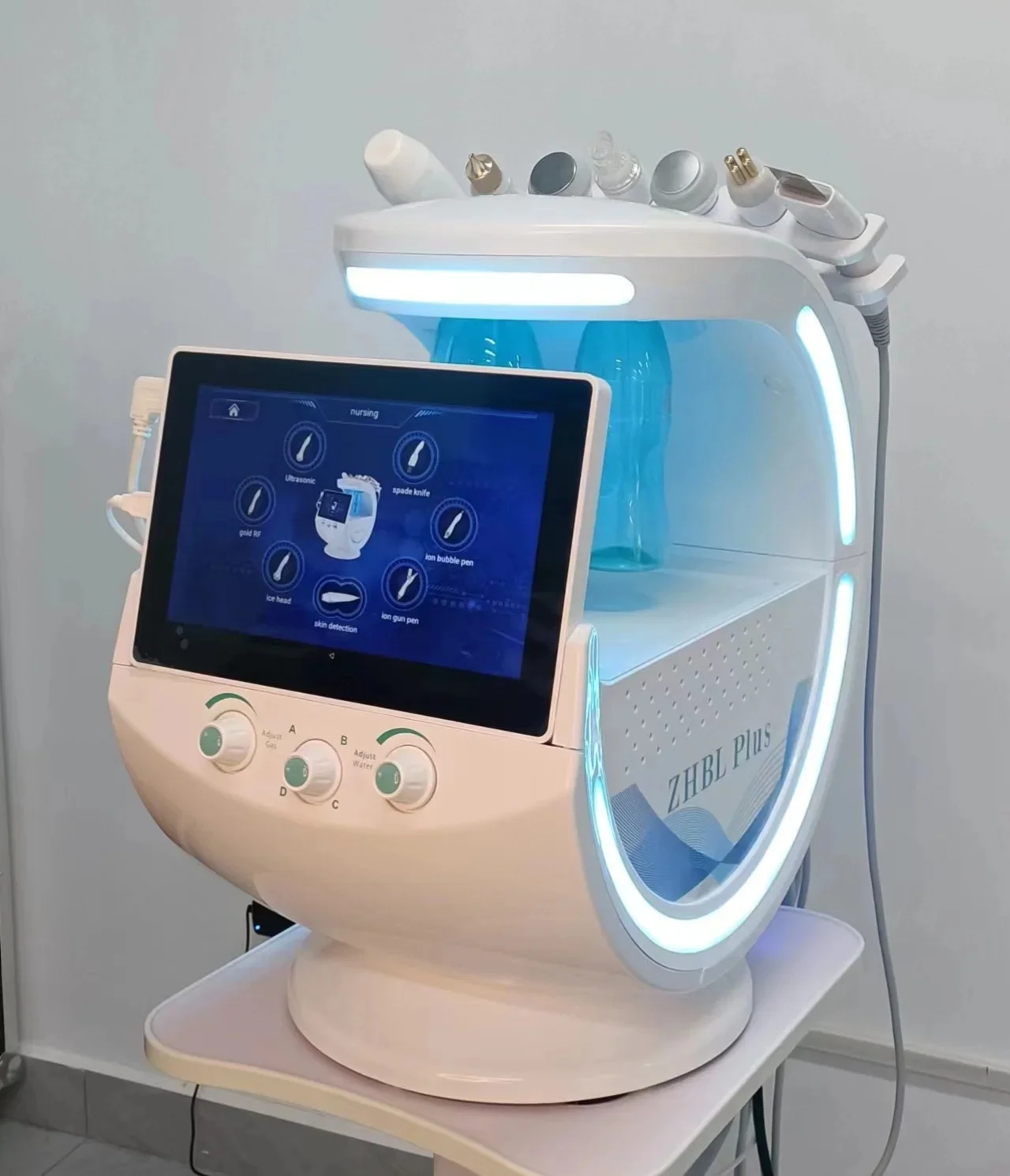 Лучший умный аппарат для ухода за лицом Ice Blue 2024 Hydrofacial 7 в 1 профессиональная