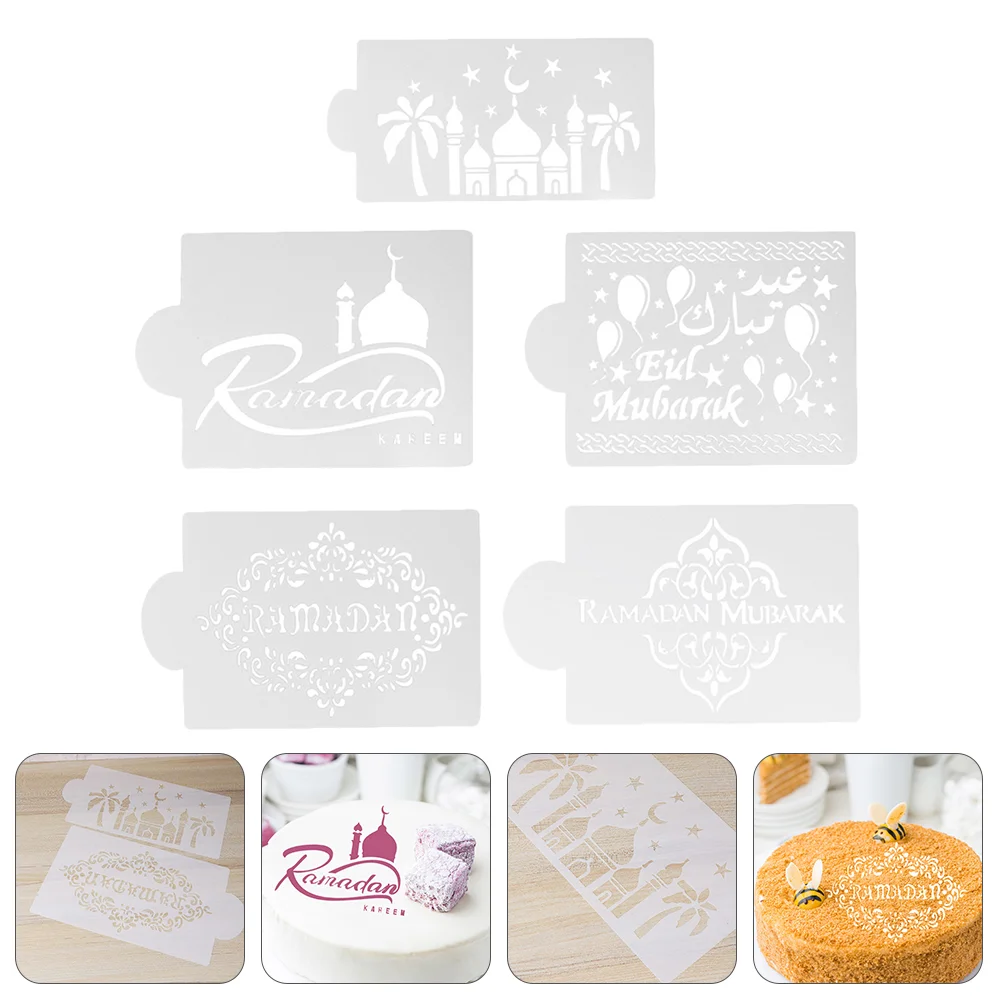 

Cake Stencil Stencils Drawing Templatearabic Mold Spray Paper Mosquekareem Islamic Painting Craft Die Cutting Spraying Diy