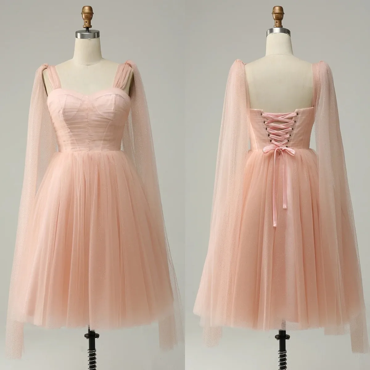 

Shiny Pink Cocktail Dresses Sweetheart Sequins Tiers Mini Prom Gowns Short Sleeveless Party Celebrity Evening Gowns
