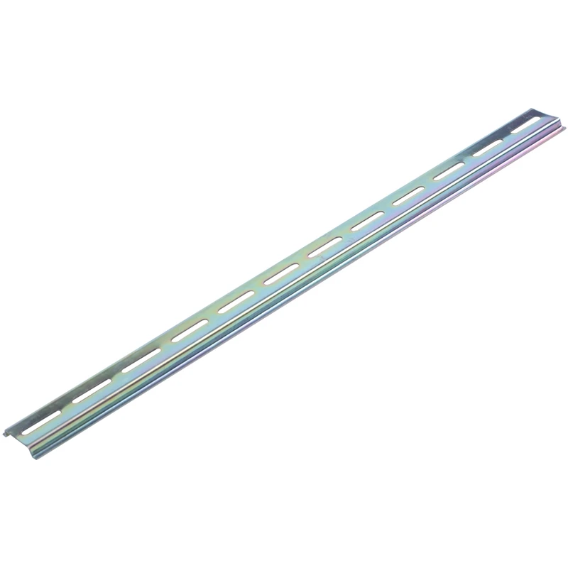 

2Pcs Slotted Metal 35Mm DIN Mounting Rail 40Cm Long For AC Contactor