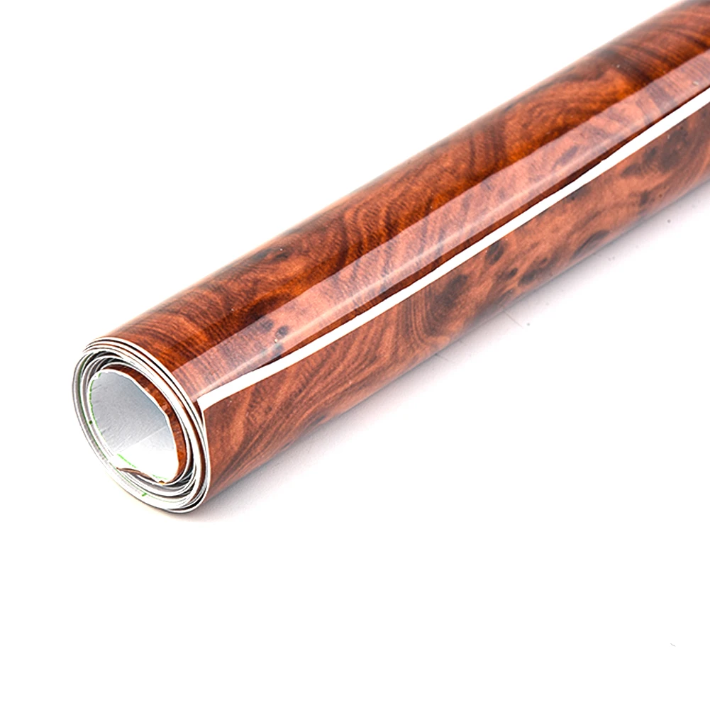

Maroon Car Sticker High Glossy High temperature Water Proof Decal UV Resistant Vinyl Film Long lasting Wood Grain