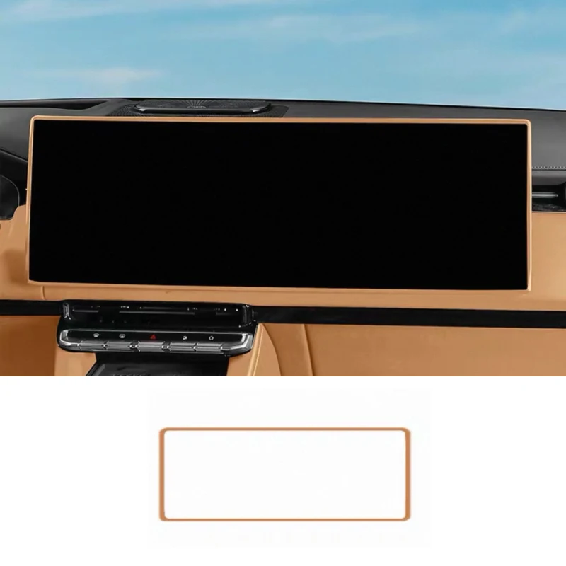 

Для Zeekr 9X 2025 2026, центральная консоль автомобиля, экран, силиконовый защитный чехол, рамка, противоударные полоски, автомобильные аксессуары